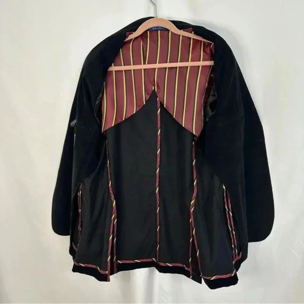 T‎ Harris London Coat Blazer Men's Size Large Black Formal Career Holiday
